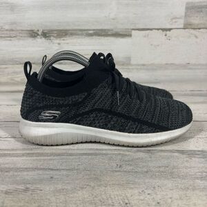 Skechers Memory‎ Foam Women’s Slip On Sneakers Athletic Running Shoes Black US 9